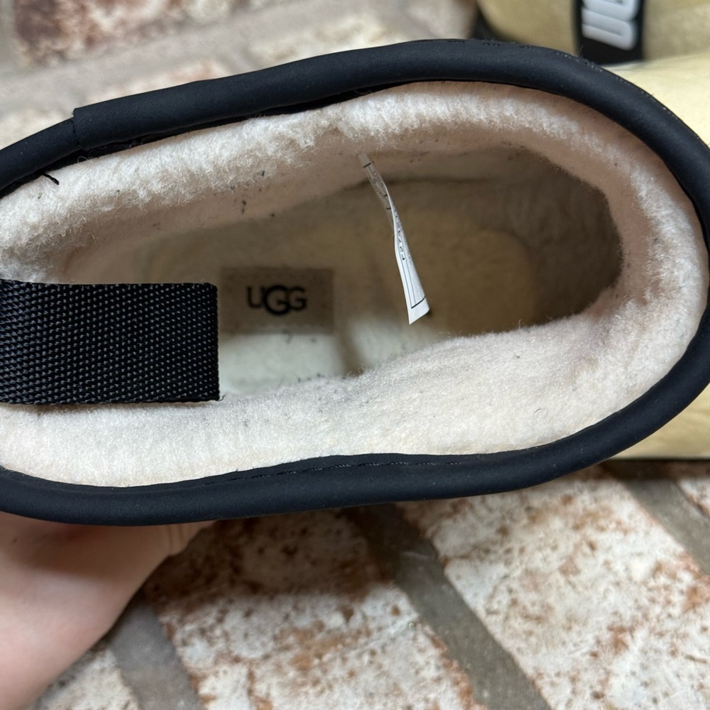 UGG Classic Clear Mini Waterproof Boots in Natural Black - Picture 5 of 9